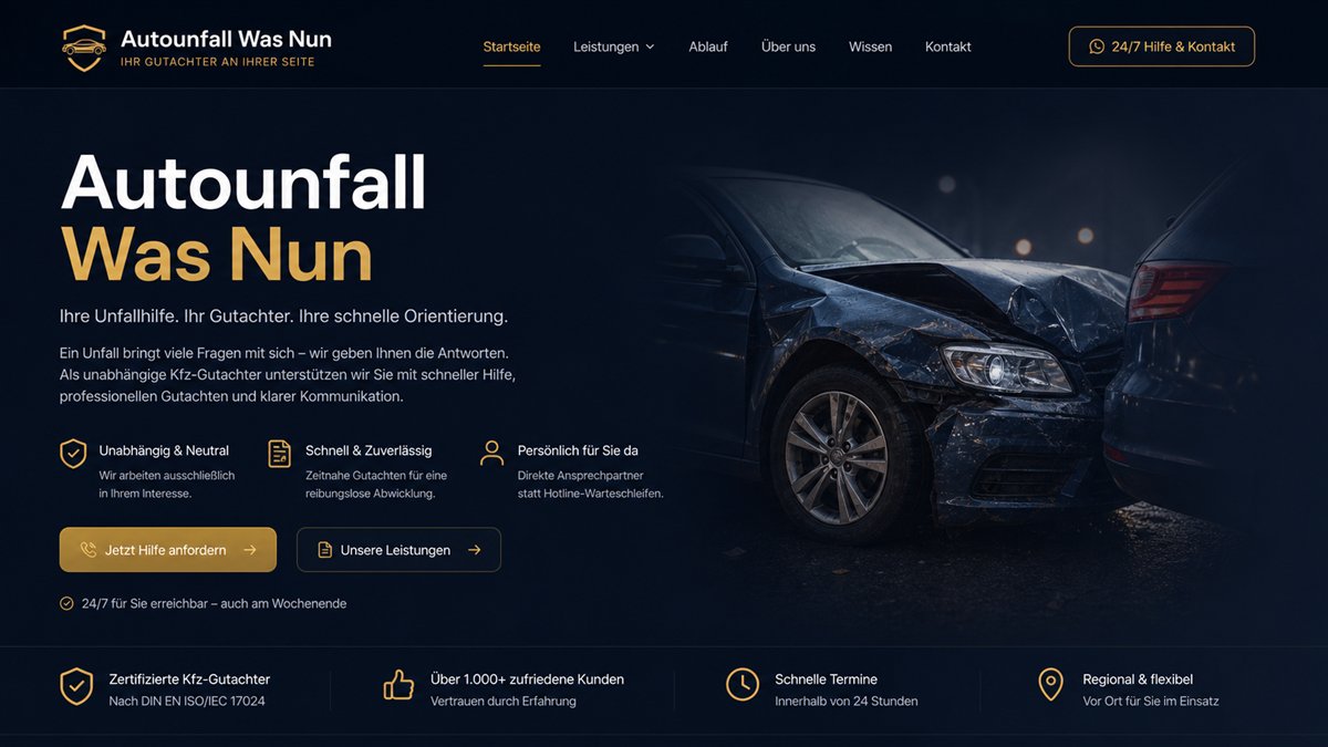 Autounfall Was Nun Website